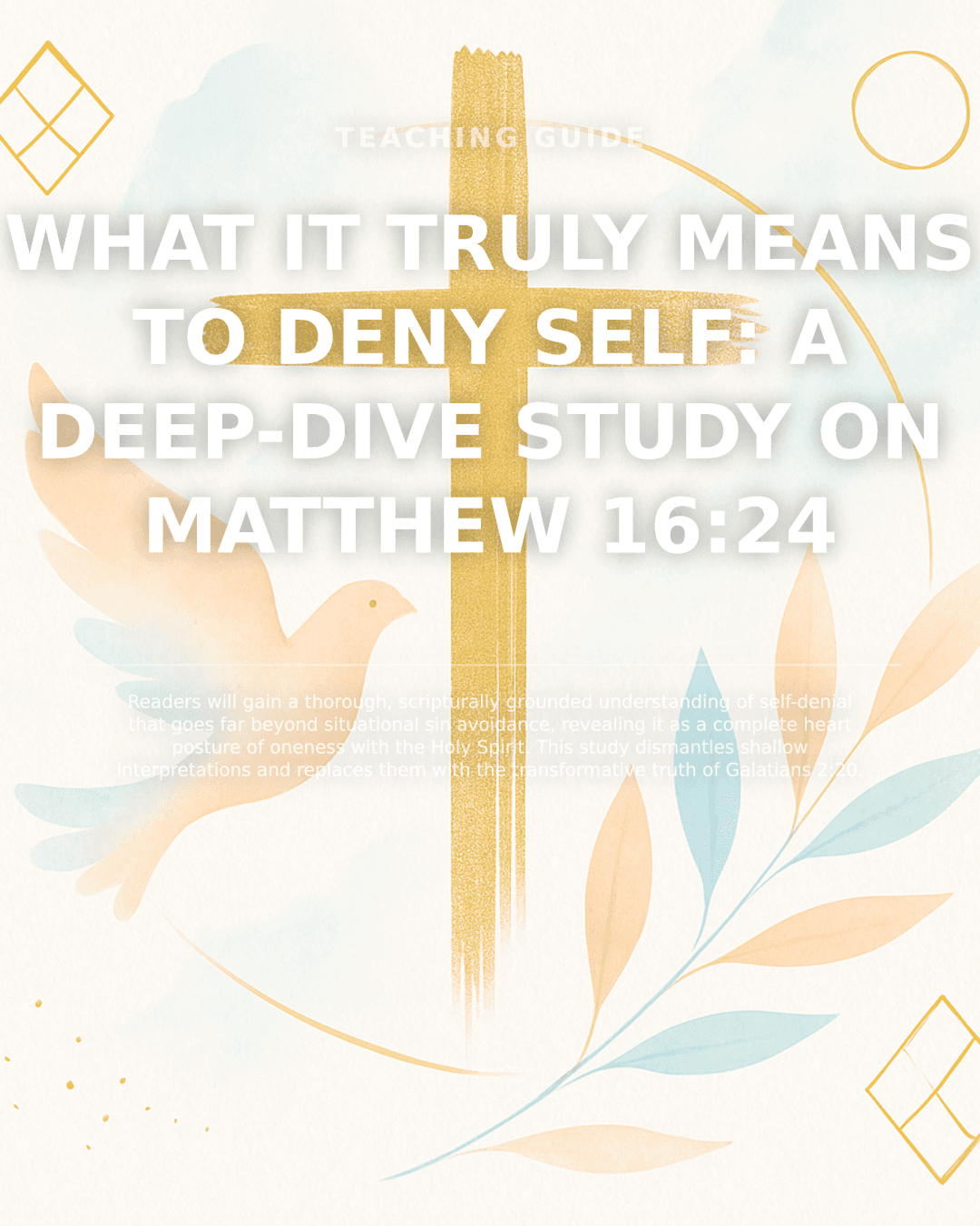 True Self-Denial: Deep Study on Matthew 16:24