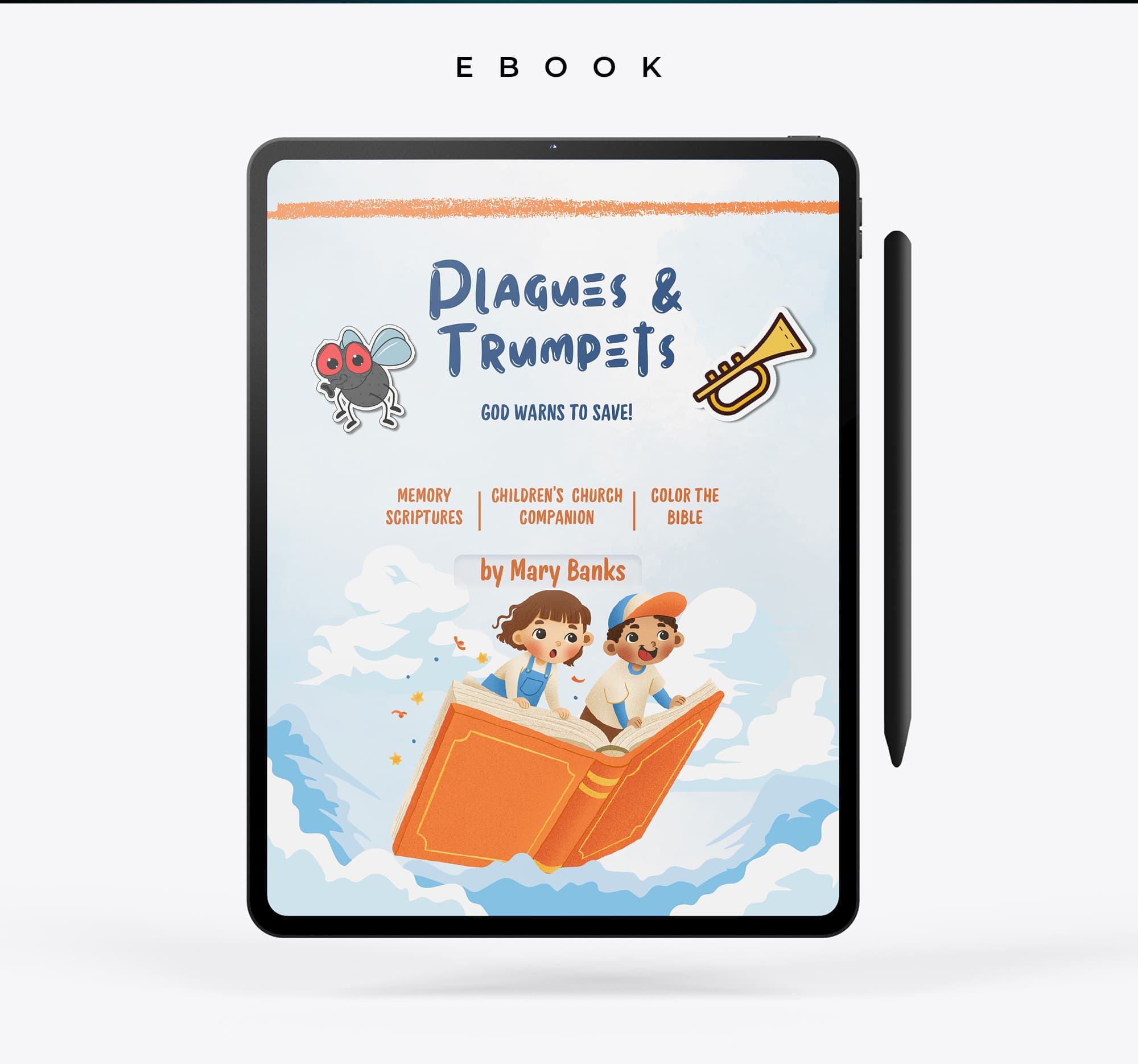 Plagues and Trumpets Children's Church Activity Book