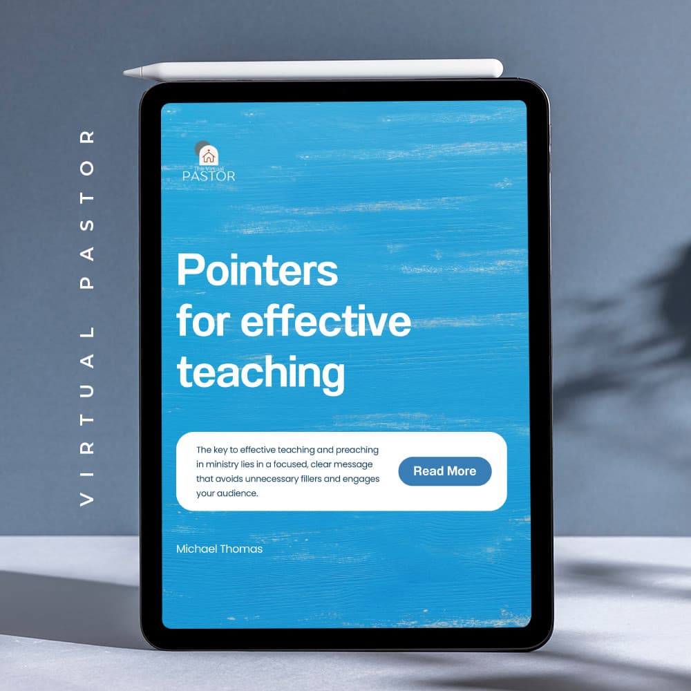 Pointers for Teaching