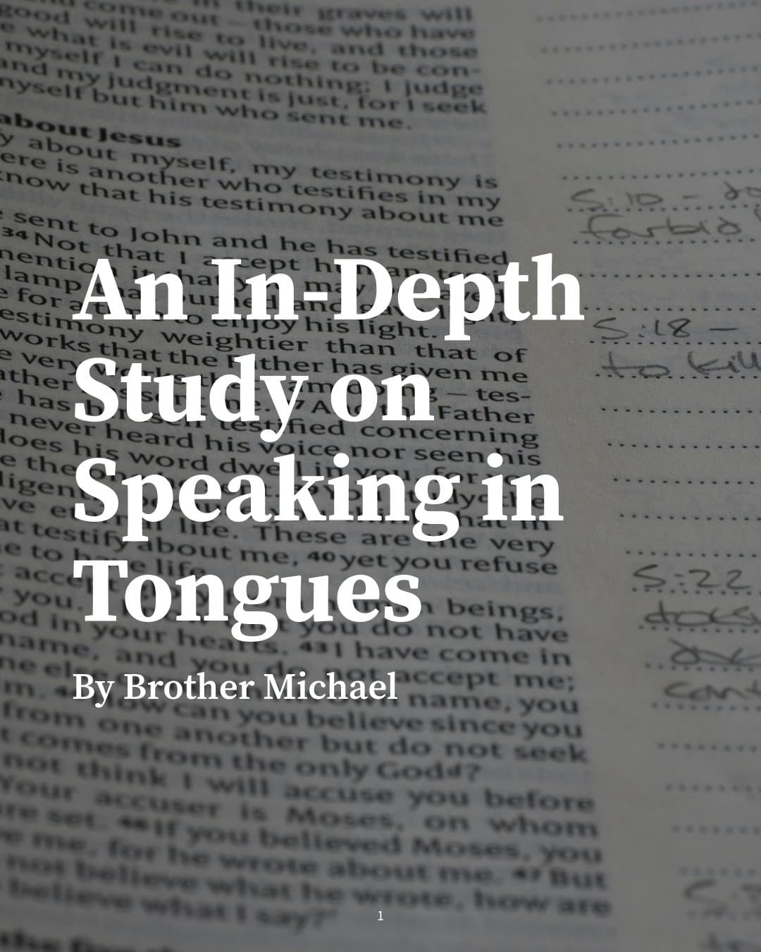 Speaking in Tongues